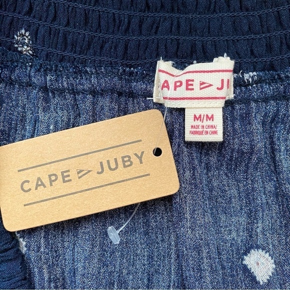 NWT Cape Juby Long Sleeve Boho Blouse Medium - Picture 5 of 8